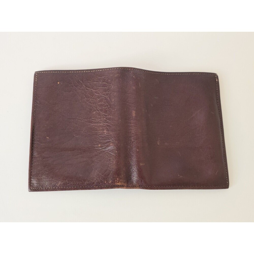 La Garde By Rofs Vintage Brown Leather Cowhide Wallet Bifold Card Holder - Picture 9 of 9
